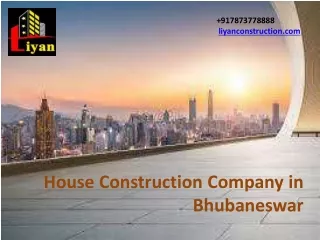 House Construction Company in Bhubaneswar
