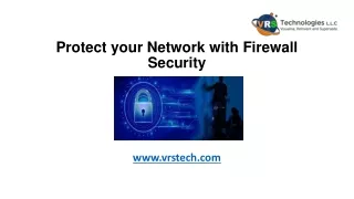 protect your network with firewall security