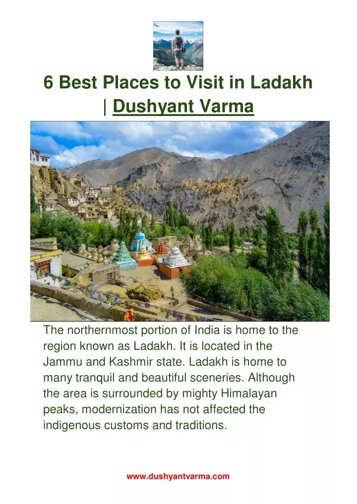 6 best places to visit in ladakh dushyant varma