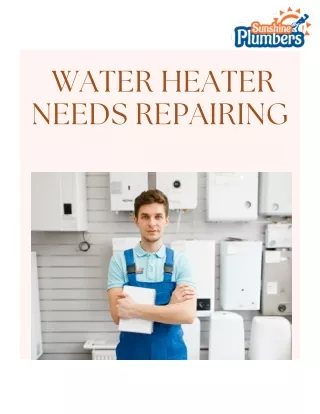 Water Heater Needs Repairing