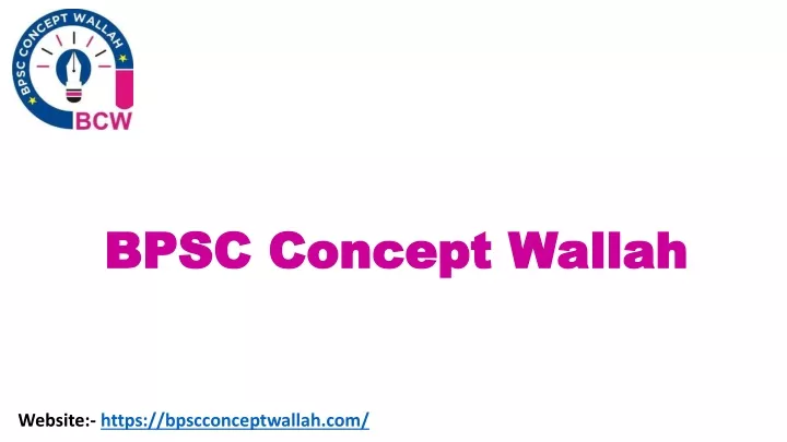 bpsc concept wallah