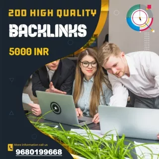 200 High Quality Manual Backlinks Package at Only 5000 INR