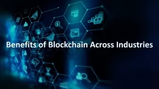benefits of blockchain across industries