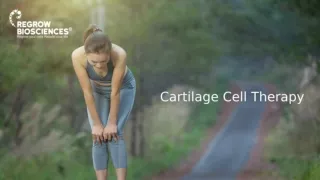 Cartilage Cell Therapy for Cartilage Damage