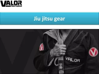 jiu jitsu gear