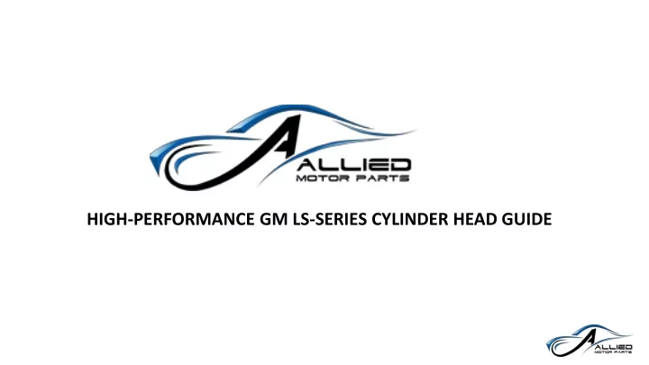 high performance gm ls series cylinder head guide