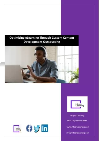 Optimizing eLearning Through Custom Content Development Outsourcing