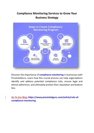 compliance monitoring services to grow your