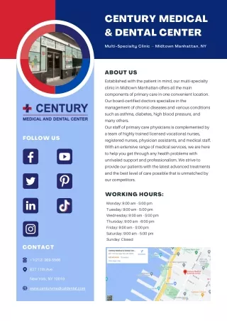 Century Medical & Dental Center Midtown Manhattan, NY