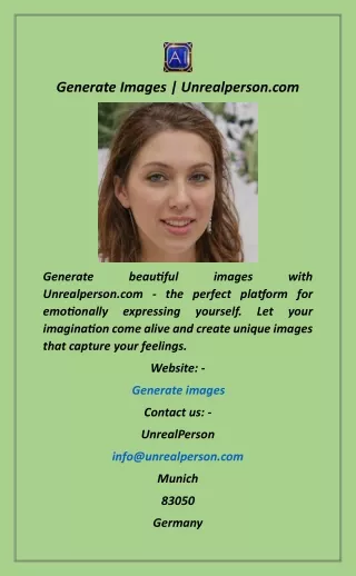 Generate Images  Unrealperson