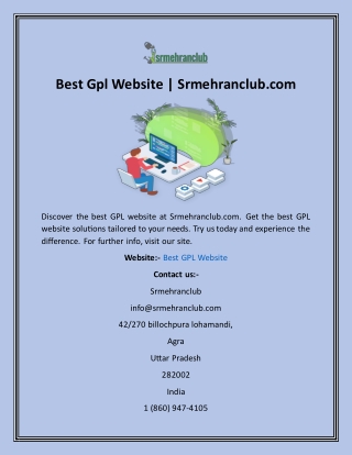 Best Gpl Website  Srmehranclub