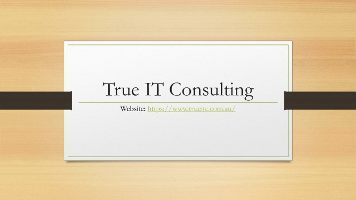 true it consulting website https www trueitc