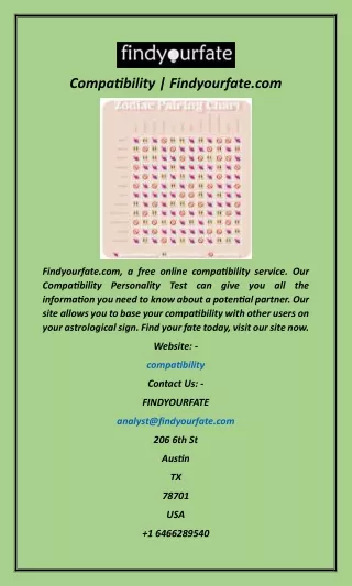compatibility findyourfate com