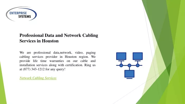 professional data and network cabling services