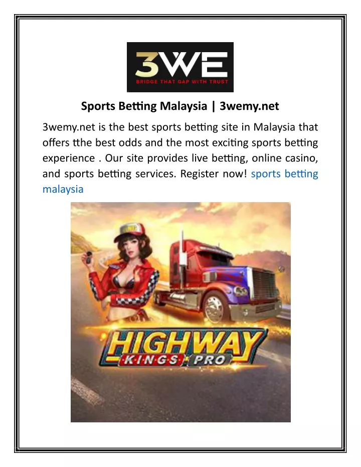 sports betting malaysia 3wemy net