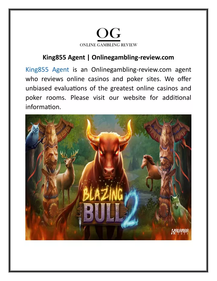 king855 agent onlinegambling review com