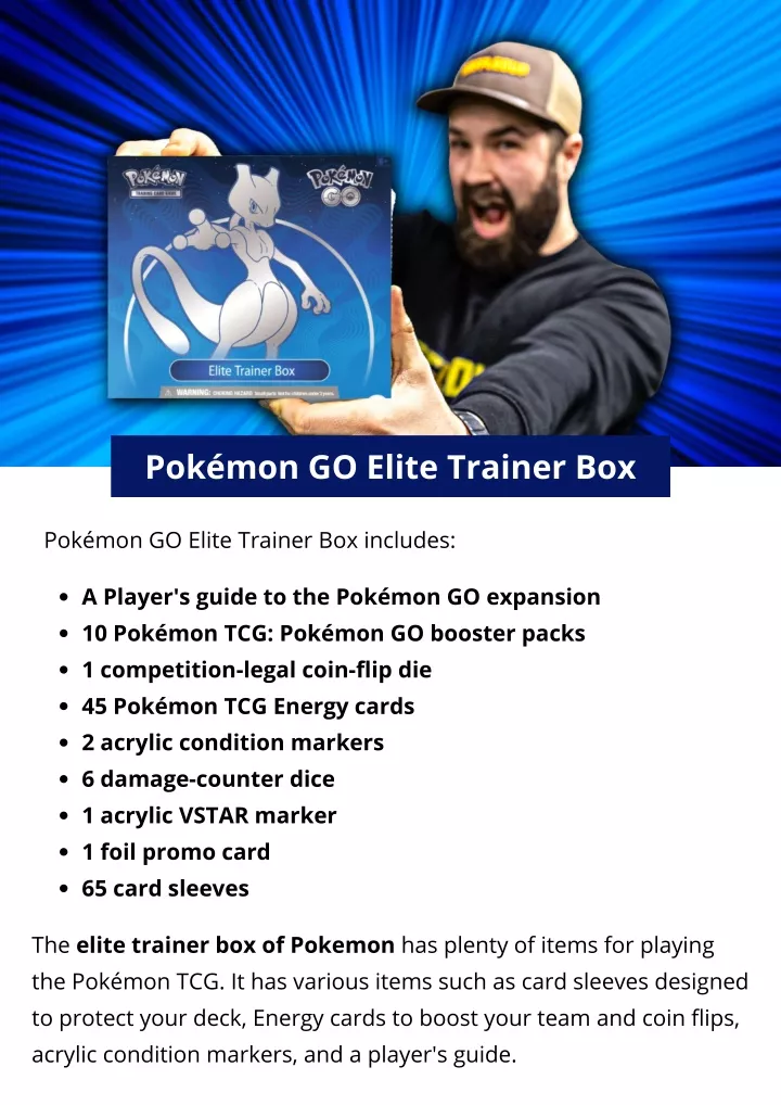 pok mon go elite trainer box