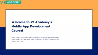 welcome to v1 academy s mobile app development