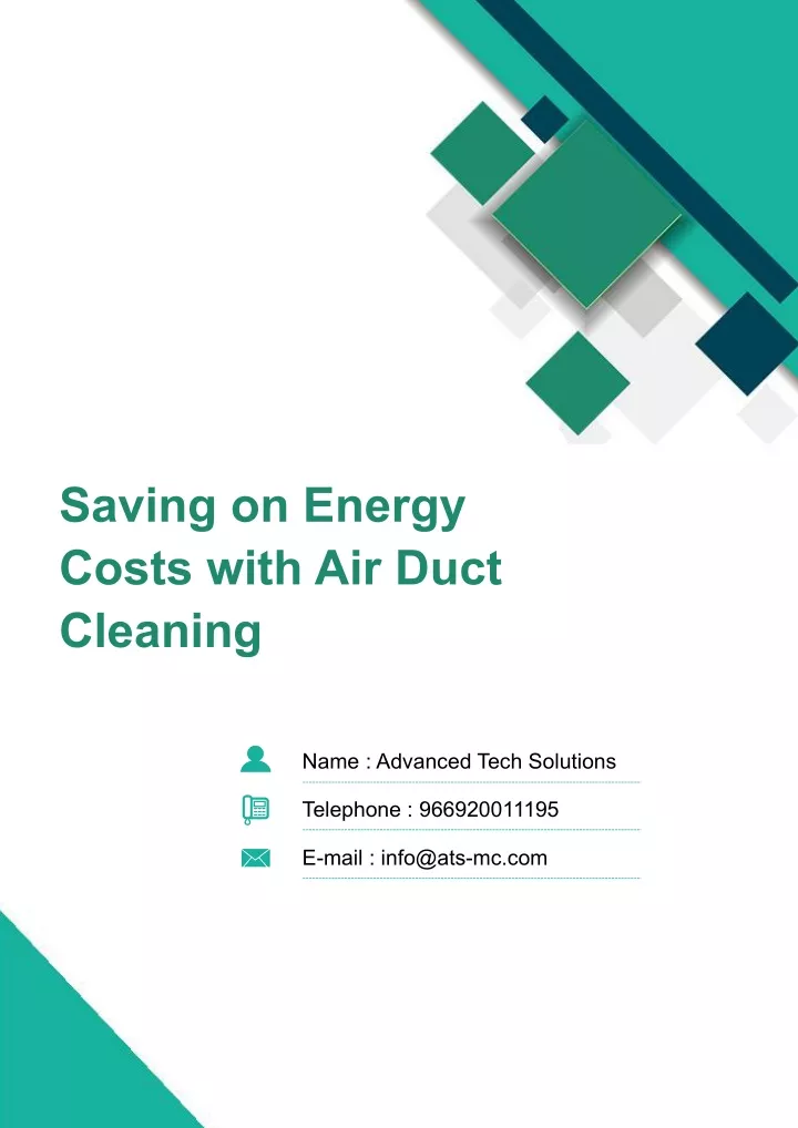 saving on energy costs with air duct cleaning