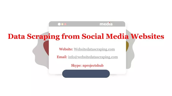 data scraping from social media websites