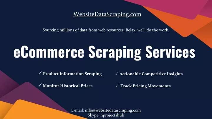 ecommerce scraping services