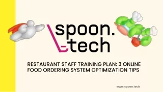 Restaurant Staff Training Plan: 3 Online Food Ordering System Optimization Tips