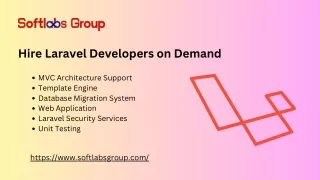 Hire Dedicated Laravel Developers