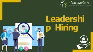 Best Leadership Hiring Consultant Service in faridabad Delhi NCR