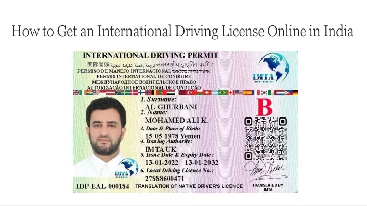 how to get an international driving license online in india