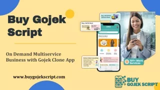 Buy Gojek Script: On Demand Multiservice Business With Gojek Clone App