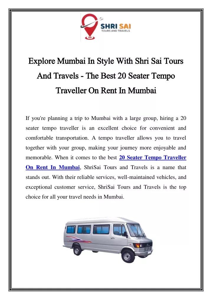 explore mumbai in style with shri sai tours
