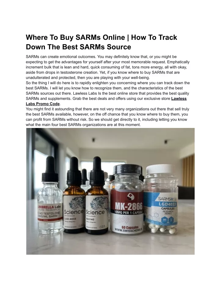 where to buy sarms online how to track down