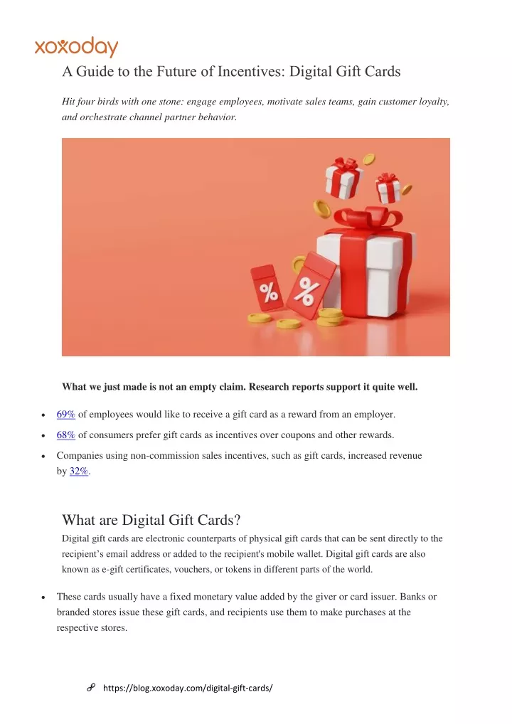 a guide to the future of incentives digital gift