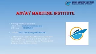 anvay maritime institute