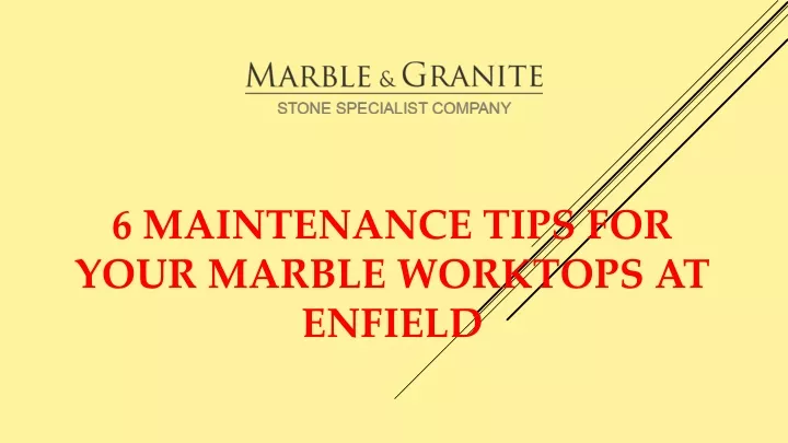 6 maintenance tips for your marble worktops