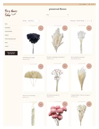 Dry Flower Shop - Shop for Quality Dried Flowers Now!