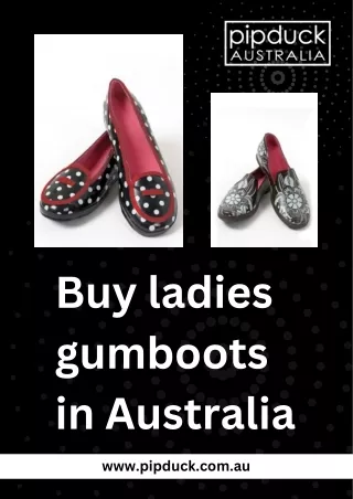 Buy ladies gumboots in Australia