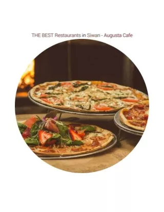 THE BEST Restaurants in Siwan - Augusta Cafe