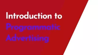introduction to programmatic advertising