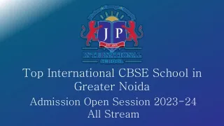 Best International CBSE School in Greater Noida