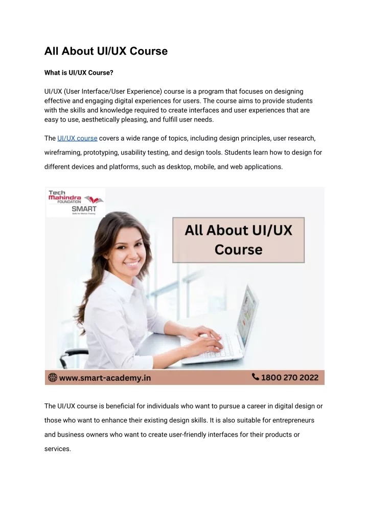 all about ui ux course
