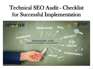 Technical SEO Audit - Checklist for Successful Implementation