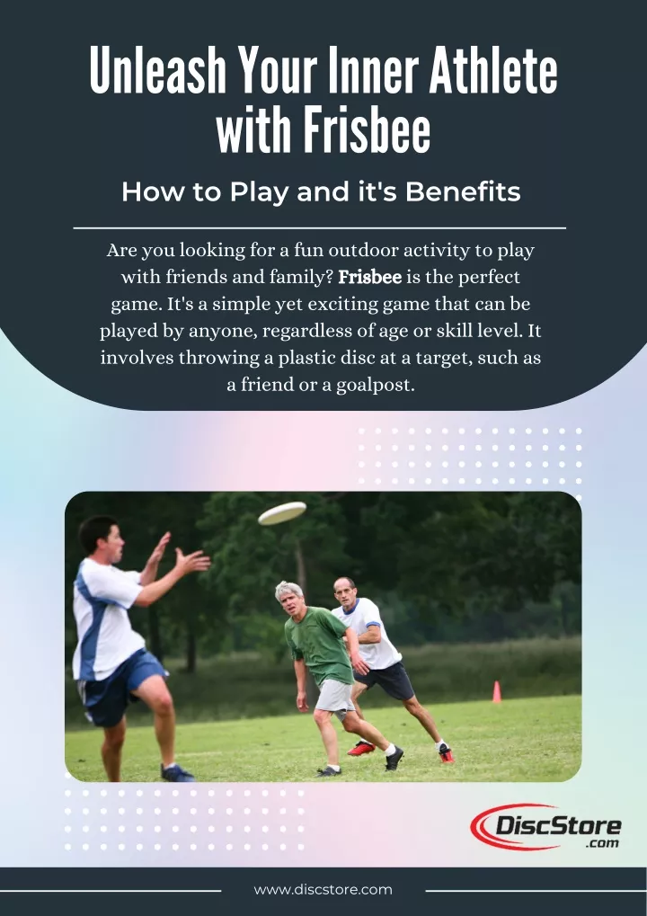 unleash your inner athlete with frisbee