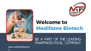 Medifame Biotech | Best Pharma Franchise Company in India