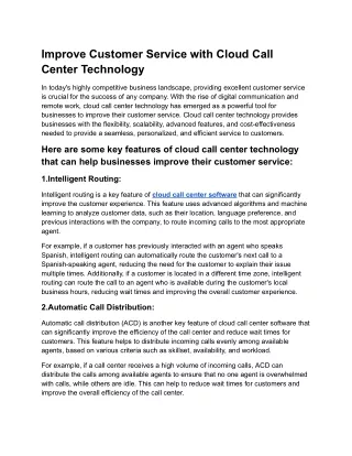 Improve Customer Service with Cloud Call Center Technology.docx