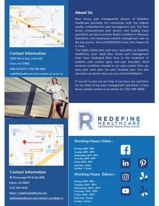 Redefine Healthcare - Union, NJ