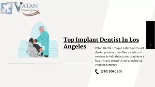 Top Implant Dentist Los Angeles