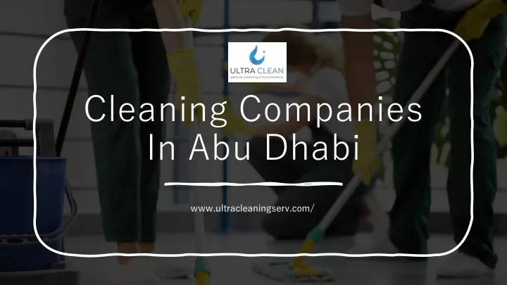 cleaning companies in abu dhabi