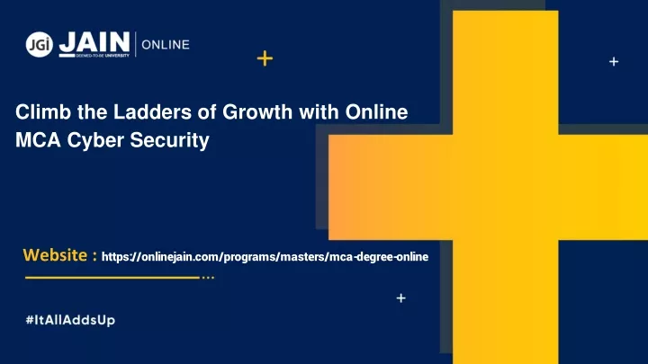 climb the ladders of growth with online mca cyber