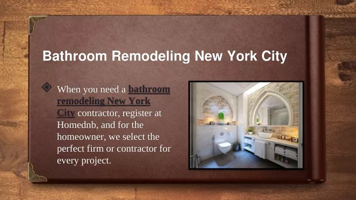 bathroom remodeling new york city